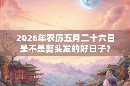 2026年农历五月二十六日是不是剪头发的好日子? 2026年农历五月二十六日是不是剪头发的好日子?