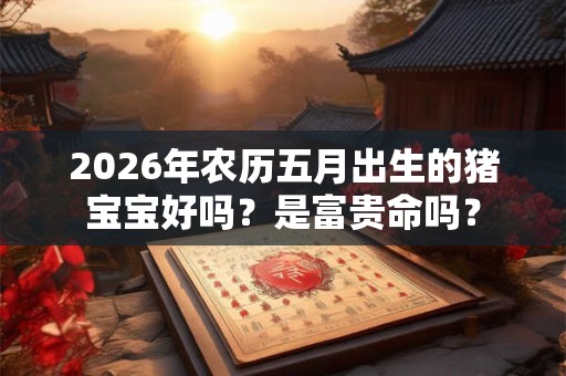 2026年农历五月出生的猪宝宝好吗?是富贵命吗? 2026年农历五月出生的猪宝宝好吗?是富贵命吗?