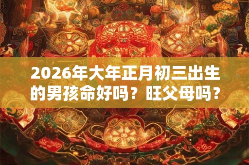2026年大年正月初三出生的男孩命好吗？旺父母吗？
