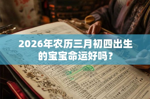 2026年农历三月初四出生的宝宝命运好吗? 2026年农历三月初四出生的宝宝命运好吗?