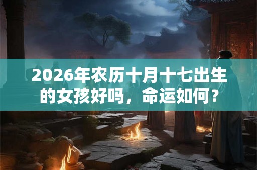 2026年农历十月十七出生的女孩好吗,命运如何? 2026年农历十月十七出生的女孩好吗,命运如何?