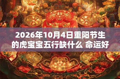 2026年10月4日重阳节生的虎宝宝五行缺什么 命运好吗 2026年10月4日重阳节生的虎宝宝五行缺什么 命运好吗