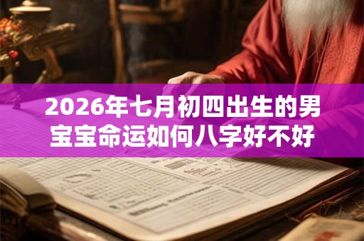 2026年七月初四出生的男宝宝命运如何八字好不好 2026年七月初四出生的男宝宝命运如何八字好不好