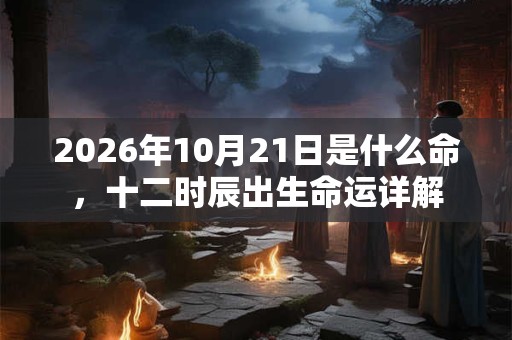 2026年10月21日是什么命,十二时辰出生命运详解 2026年10月21日是什么命,十二时辰出生命运详解
