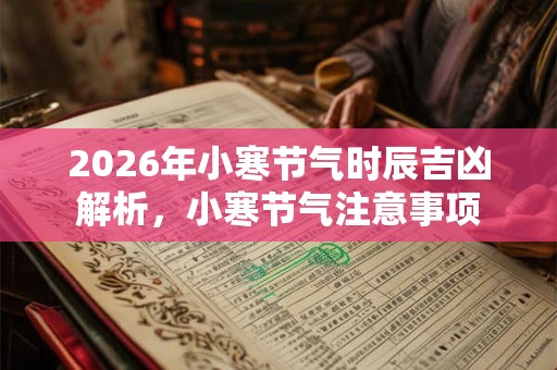2026年小寒节气时辰吉凶解析，小寒节气注意事项
