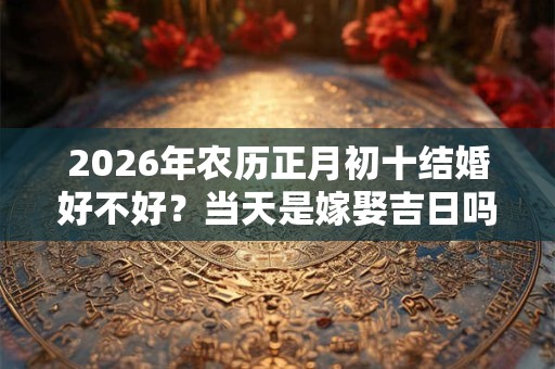 2026年农历正月初十结婚好不好？当天是嫁娶吉日吗