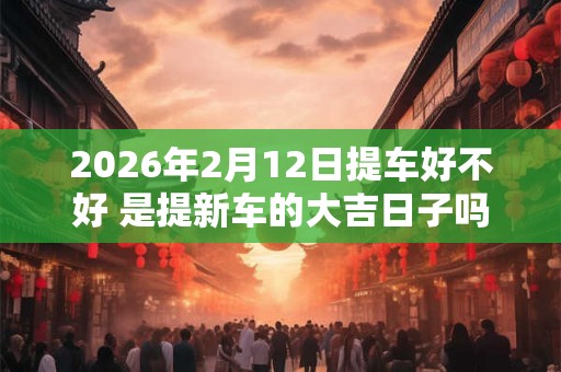 2026年2月12日提车好不好 是提新车的大吉日子吗 2026年2月12日提车好不好 是提新车的大吉日子吗