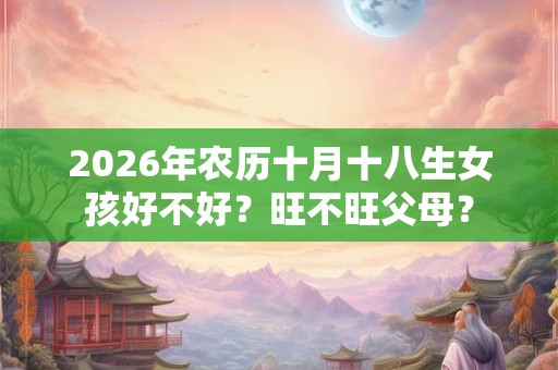 2026年农历十月十八生女孩好不好？旺不旺父母？
