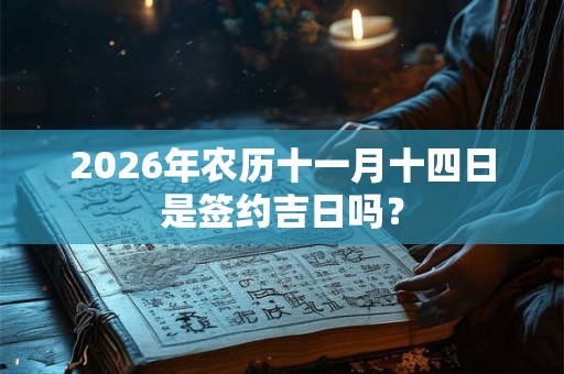 2026年农历十一月十四日是签约吉日吗? 2026年农历十一月十四日是签约吉日吗?
