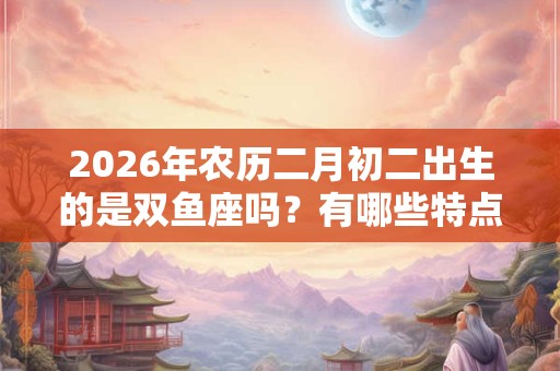 2026年农历二月初二出生的是双鱼座吗?有哪些特点 2026年农历二月初二出生的是双鱼座吗?有哪些特点