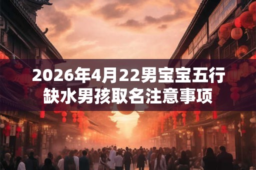 2026年4月22男宝宝五行缺水男孩取名注意事项 2026年4月22男宝宝五行缺水男孩取名注意事项