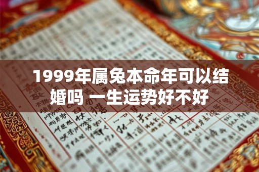 1999年属兔本命年可以结婚吗 一生运势好不好 1999年属兔本命年可以结婚吗 一生运势好不好