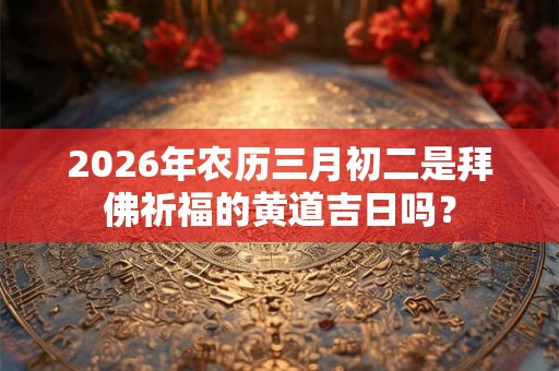 2026年农历三月初二是拜佛祈福的黄道吉日吗? 2026年农历三月初二是拜佛祈福的黄道吉日吗?