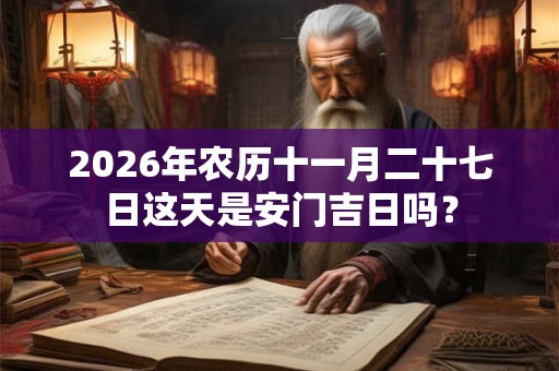 2026年农历十一月二十七日这天是安门吉日吗？