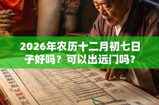 2026年农历十二月初七日子好吗？可以出远门吗？