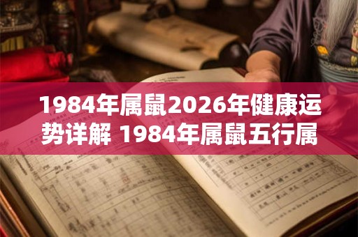 1984年属鼠2026年健康运势详解 1984年属鼠五行属什么 1984年属鼠2026年健康运势详解 1984年属鼠五行属什么
