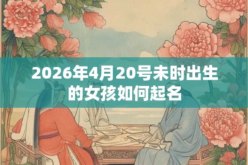 2026年4月20号未时出生的女孩如何起名 2026年4月20号未时出生的女孩如何起名