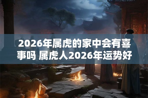 2026年属虎的家中会有喜事吗 属虎人2026年运势好吗 2026年属虎的家中会有喜事吗 属虎人2026年运势好吗