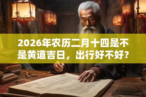 2026年农历二月十四是不是黄道吉日，出行好不好？