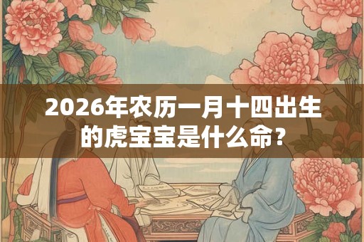 2026年农历一月十四出生的虎宝宝是什么命? 2026年农历一月十四出生的虎宝宝是什么命?