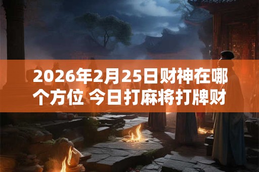 2026年2月25日财神在哪个方位 今日打麻将打牌财运方位 2026年2月25日财神在哪个方位 今日打麻将打牌财运方位