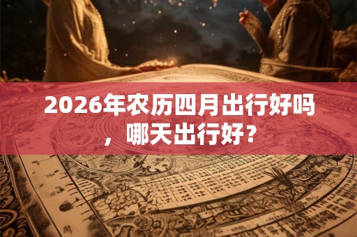 2026年农历四月出行好吗，哪天出行好？