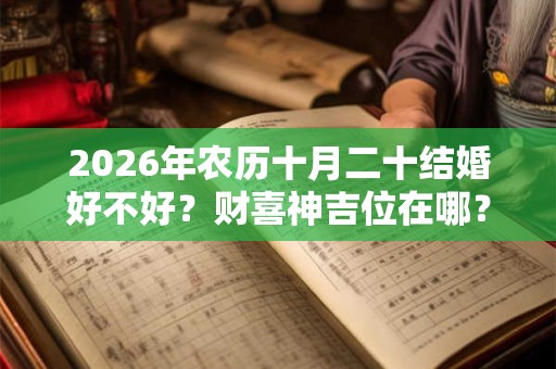 2026年农历十月二十结婚好不好?财喜神吉位在哪? 2026年农历十月二十结婚好不好?财喜神吉位在哪?