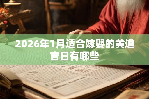 2026年1月适合嫁娶的黄道吉日有哪些 2026年1月适合嫁娶的黄道吉日有哪些