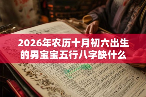 2026年农历十月初六出生的男宝宝五行八字缺什么