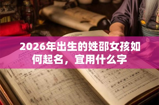 2026年出生的姓邵女孩如何起名,宜用什么字 2026年出生的姓邵女孩如何起名,宜用什么字