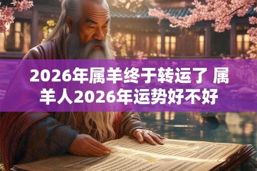 2026年属羊终于转运了 属羊人2026年运势好不好 2026年属羊终于转运了 属羊人2026年运势好不好