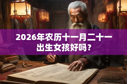 2026年农历十一月二十一出生女孩好吗？