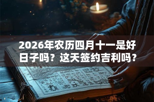 2026年农历四月十一是好日子吗？这天签约吉利吗？
