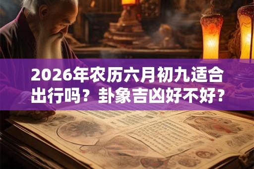2026年农历六月初九适合出行吗?卦象吉凶好不好? 2026年农历六月初九适合出行吗?卦象吉凶好不好?