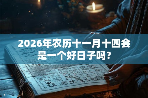 2026年农历十一月十四会是一个好日子吗? 2026年农历十一月十四会是一个好日子吗?