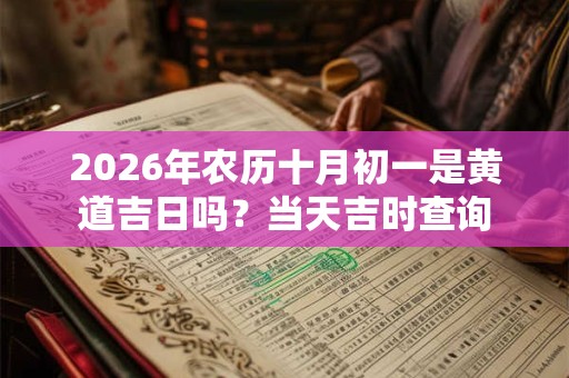 2026年农历十月初一是黄道吉日吗？当天吉时查询