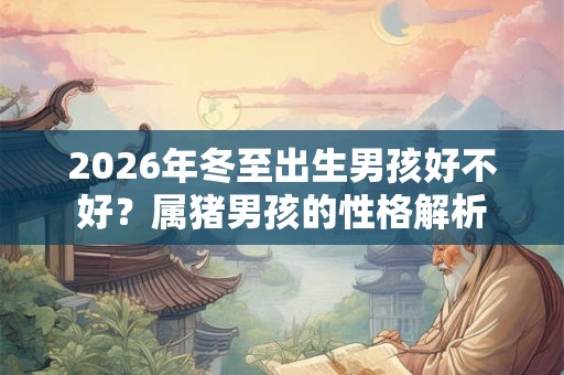 2026年冬至出生男孩好不好?属猪男孩的性格解析 2026年冬至出生男孩好不好?属猪男孩的性格解析