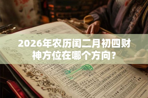 2026年农历闰二月初四财神方位在哪个方向? 2026年农历闰二月初四财神方位在哪个方向?