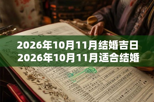 2026年10月11月结婚吉日 2026年10月11月适合结婚的日子 2026年10月11月结婚吉日 2026年10月11月适合结婚的日子