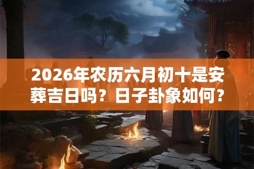 2026年农历六月初十是安葬吉日吗?日子卦象如何? 2026年农历六月初十是安葬吉日吗?日子卦象如何?