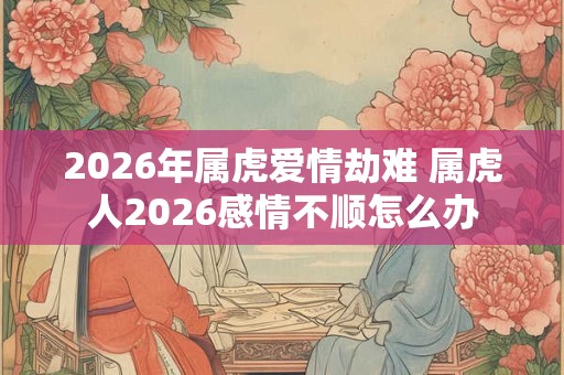 2026年属虎爱情劫难 属虎人2026感情不顺怎么办