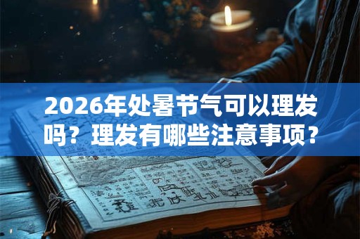 2026年处暑节气可以理发吗?理发有哪些注意事项? 2026年处暑节气可以理发吗?理发有哪些注意事项?