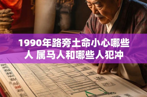 1990年路旁土命小心哪些人 属马人和哪些人犯冲 1990年路旁土命小心哪些人 属马人和哪些人犯冲