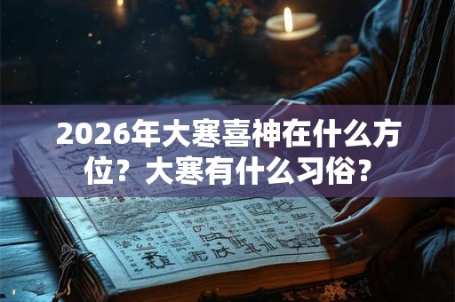 2026年大寒喜神在什么方位？大寒有什么习俗？
