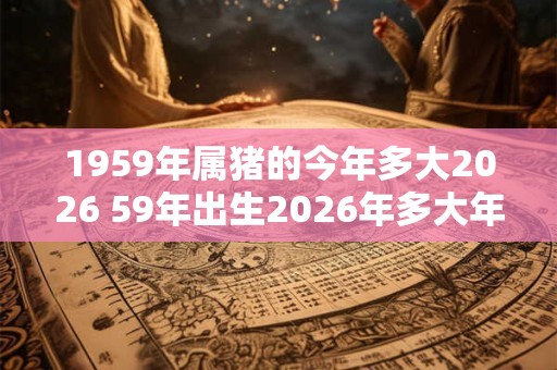 1959年属猪的今年多大2026 59年出生2026年多大年龄 1959年属猪的今年多大2026 59年出生2026年多大年龄