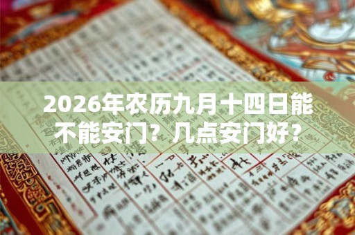2026年农历九月十四日能不能安门?几点安门好? 2026年农历九月十四日能不能安门?几点安门好?