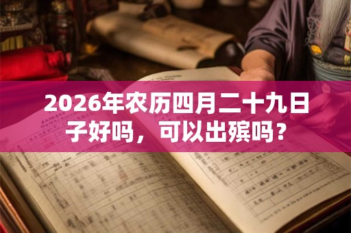 2026年农历四月二十九日子好吗,可以出殡吗? 2026年农历四月二十九日子好吗,可以出殡吗?