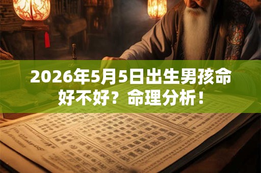 2026年5月5日出生男孩命好不好？命理分析！