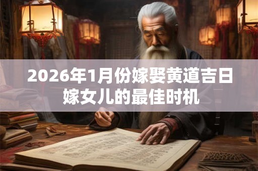 2026年1月份嫁娶黄道吉日 嫁女儿的最佳时机 2026年1月份嫁娶黄道吉日 嫁女儿的最佳时机