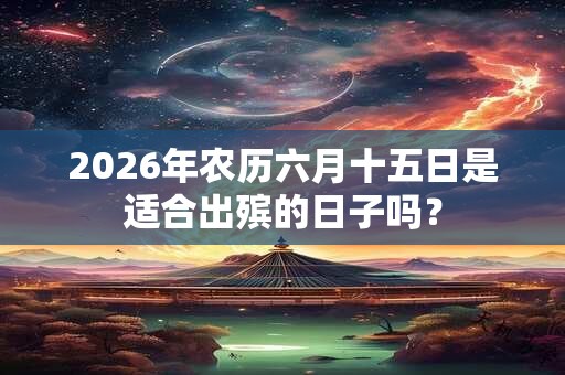 2026年农历六月十五日是适合出殡的日子吗? 2026年农历六月十五日是适合出殡的日子吗?